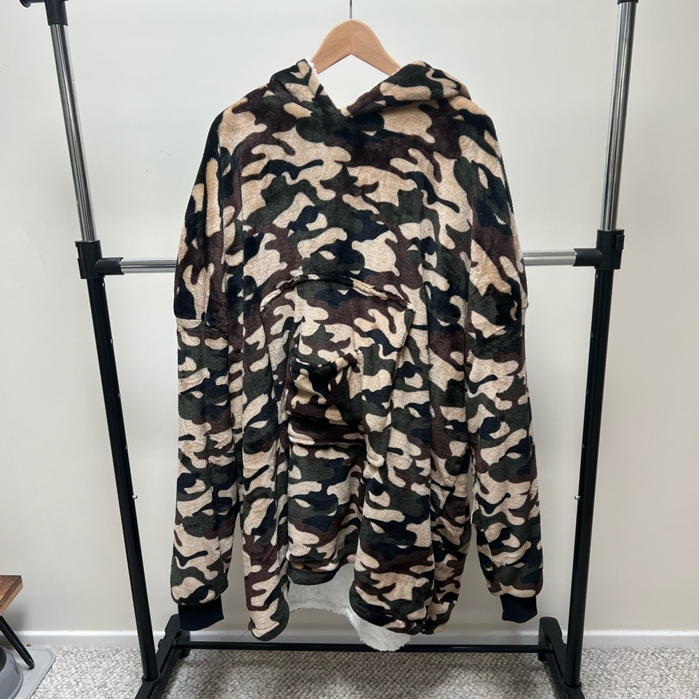 Oversized blanket hoodie